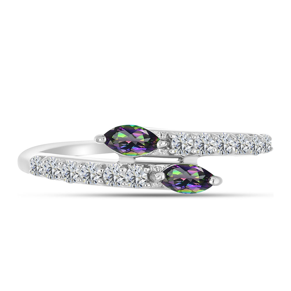 HopeaSormus Brasilian Mystisellä Vihreällä Kvartsilla ja Valkoisella Topaasilla 1 