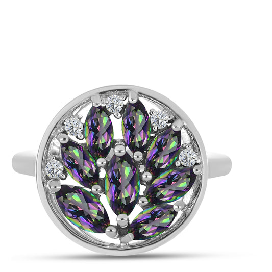 HopeaSormus Brasilian Mystisellä Vihreällä Kvartsilla ja Valkoisella Topaasilla