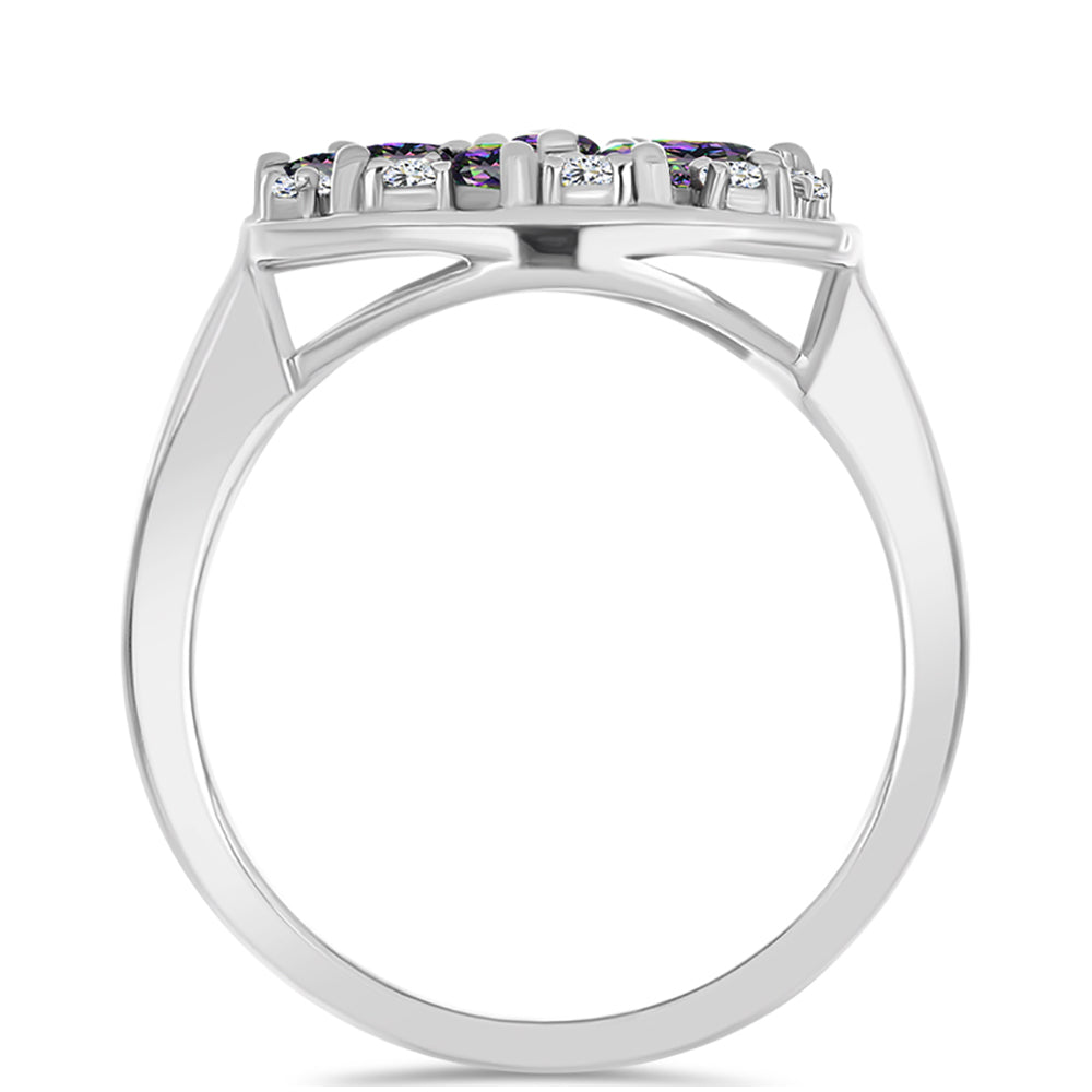 HopeaSormus Brasilian Mystisellä Vihreällä Kvartsilla ja Valkoisella Topaasilla