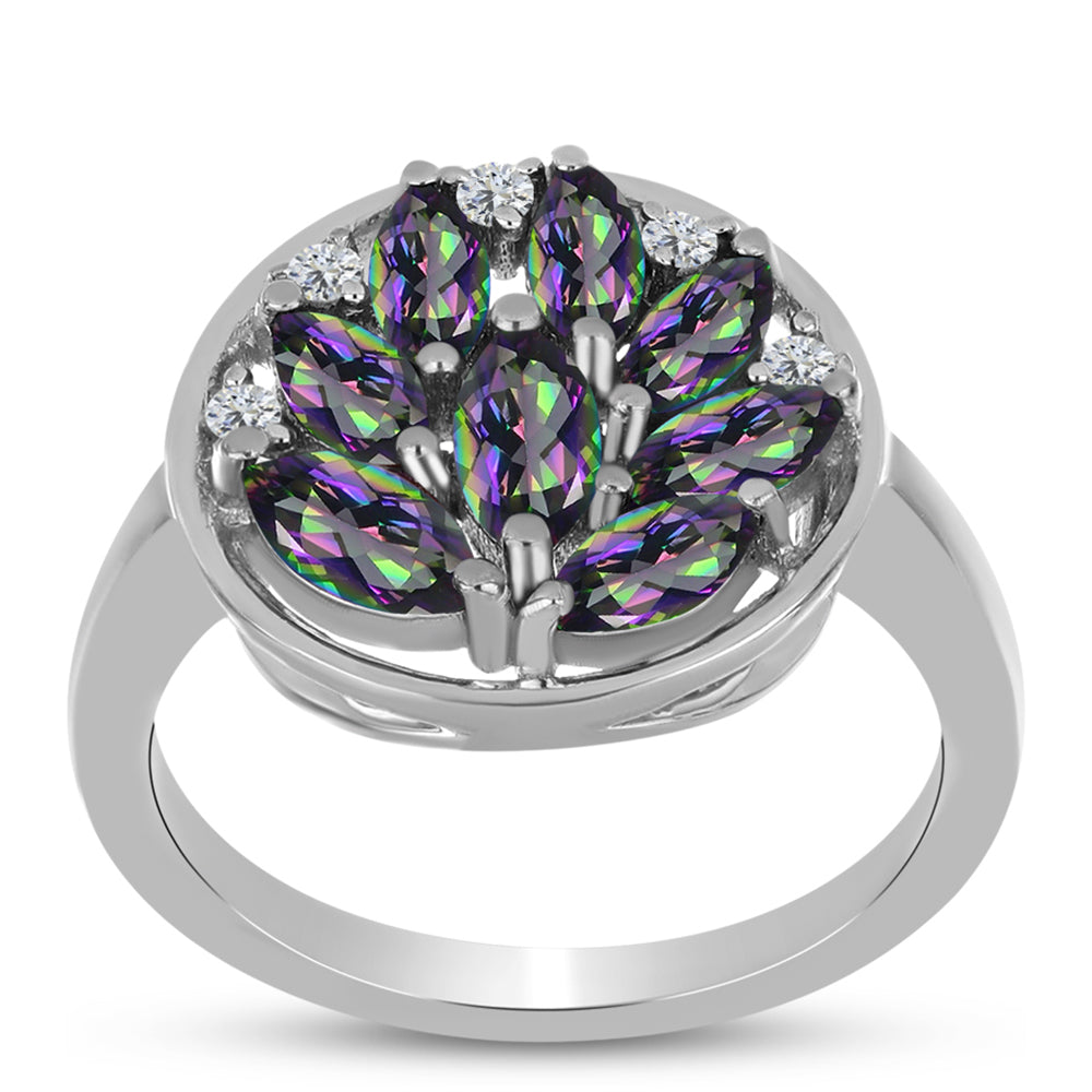 HopeaSormus Brasilian Mystisellä Vihreällä Kvartsilla ja Valkoisella Topaasilla