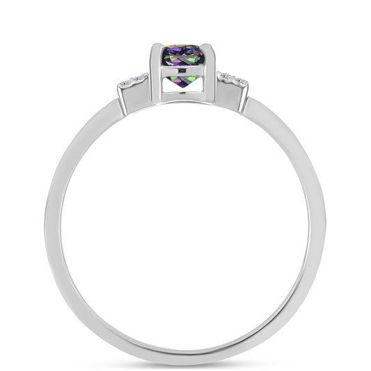 HopeaSormus Valkoisella Topaasilla