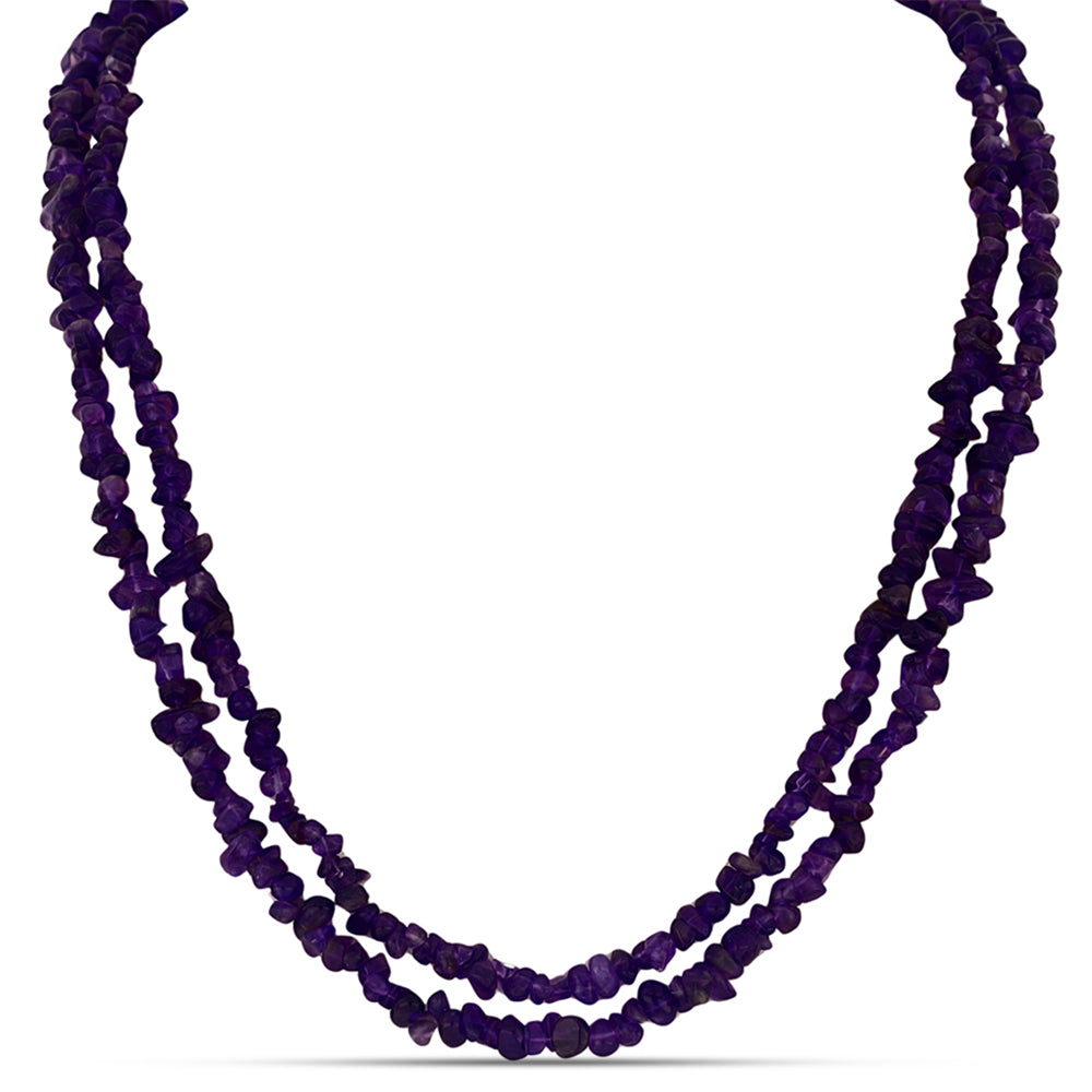 Setti Violetilla Akaatilla ( Kaulakoru+Rannekoru )