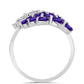 HopeaSormus Marokon Ametistilla ja Valkoisella Topaasilla