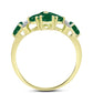 Kullattu hopeaSormus Vihreällä Akaatilla ja Valkoisella Topaasilla