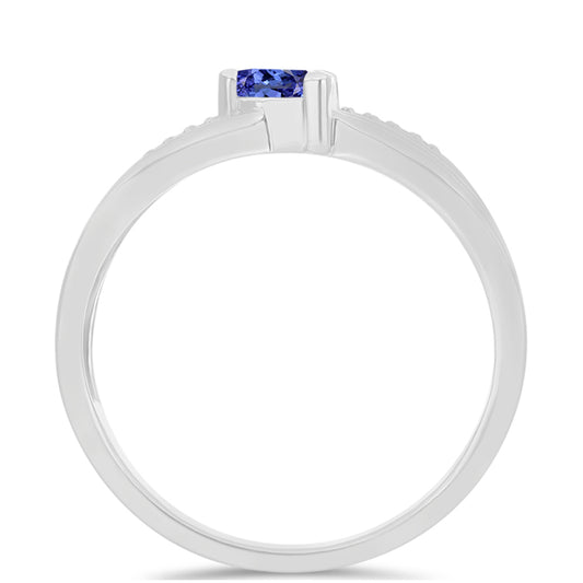HopeaSormus Tansaniitilla ja Valkoisella Topaasilla