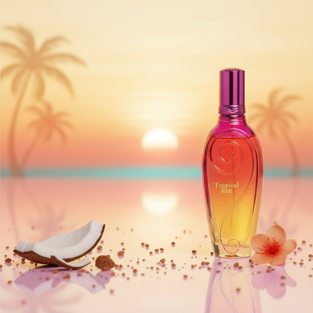 EDP 100ml “Tropical Sun“ Real Time,  korkea 3%:n hajusteöljypitoisuus 5 