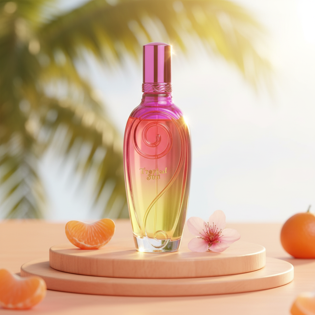 EDP 100ml “Tropical Sun“ Real Time,  korkea 3%:n hajusteöljypitoisuus 8 