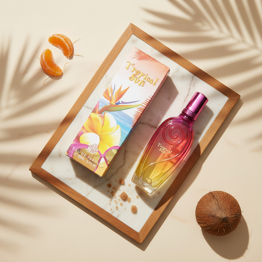 EDP 100ml “Tropical Sun“ Real Time,  korkea 3%:n hajusteöljypitoisuus