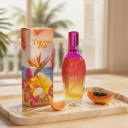 EDP 100ml “Tropical Sun“ Real Time,  korkea 3%:n hajusteöljypitoisuus
