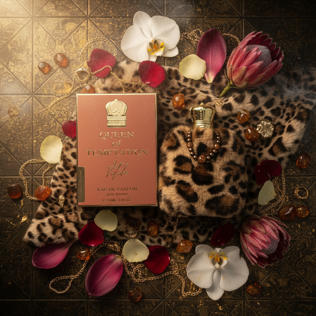 100 ml EDP QUEEN OF TEMPTATION - FATALE, meripihkan tuoksu naisille
