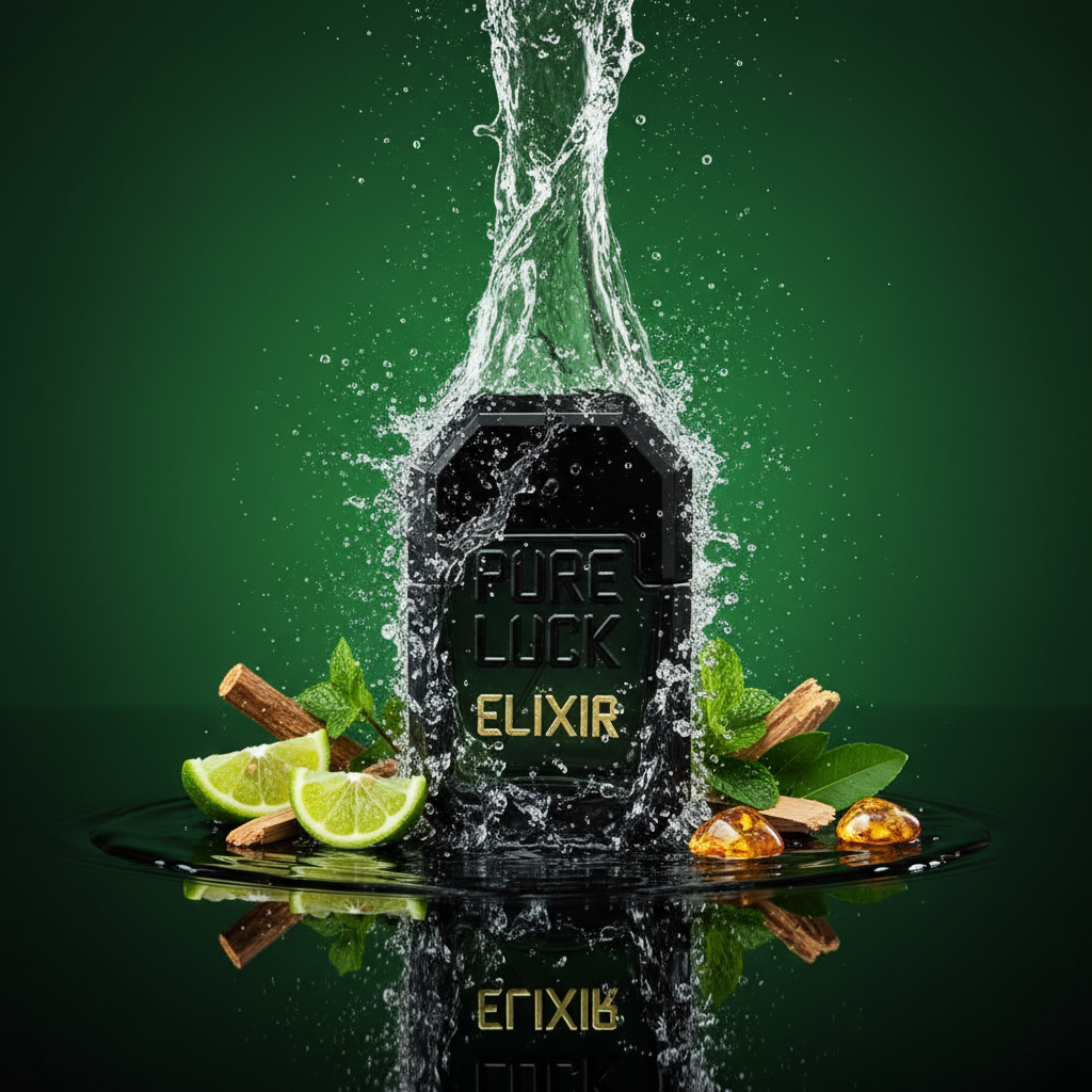EDT 100 ml ”Pure Luck Elixir” – puumainen, aromaattinen tuoksu