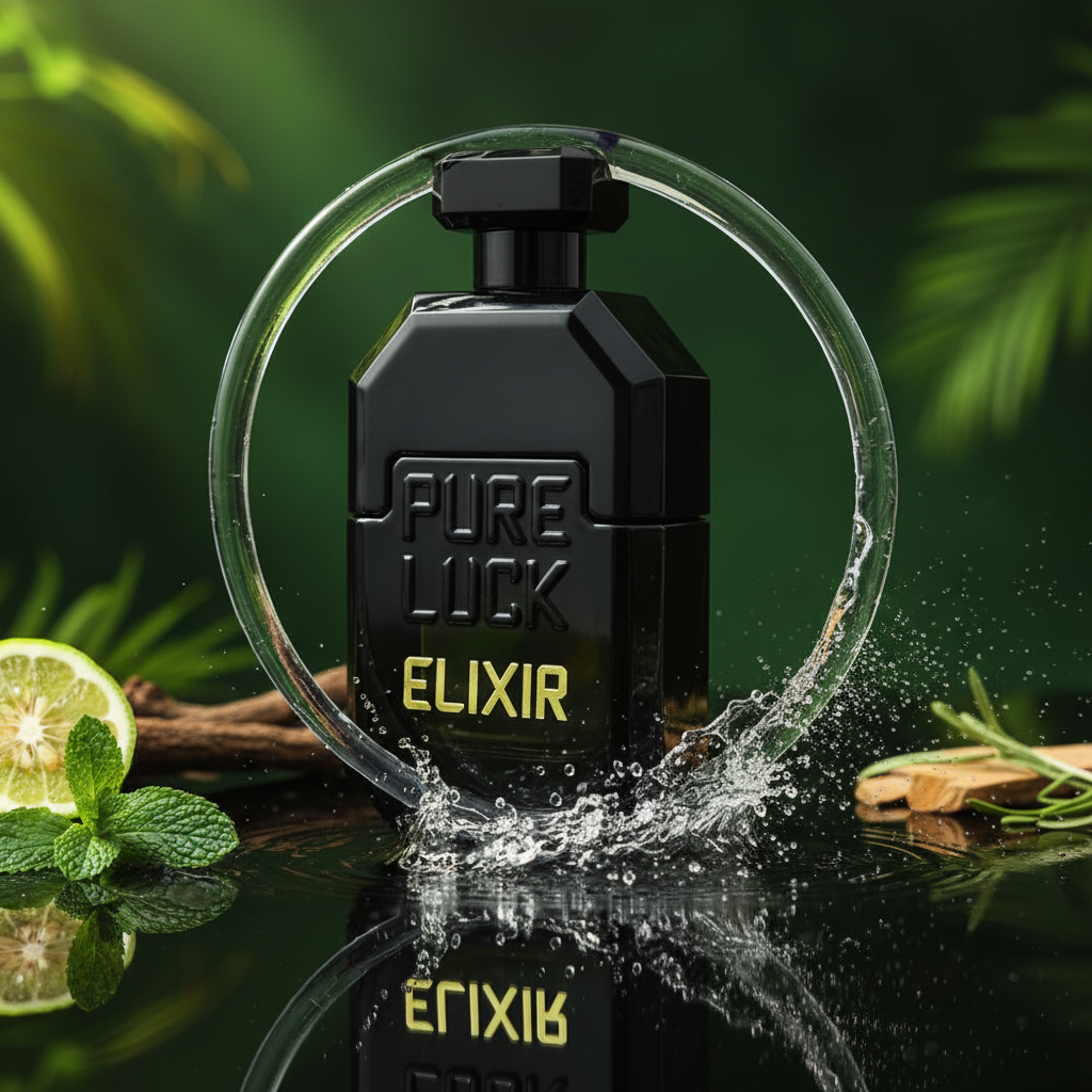 EDT 100 ml ”Pure Luck Elixir” – puumainen, aromaattinen tuoksu