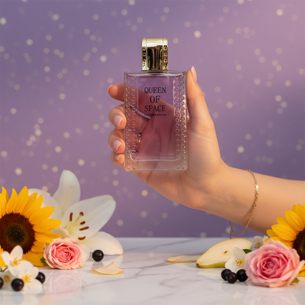 EDP 100 ml ”Queen of Space” – hedelmäinen-kukkainen tuoksu