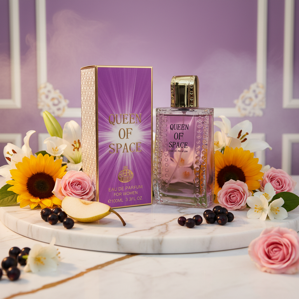 EDP 100 ml ”Queen of Space” – hedelmäinen-kukkainen tuoksu