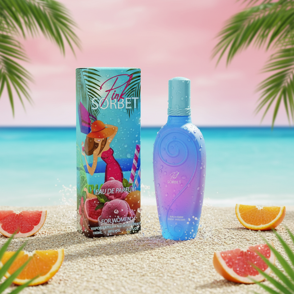 EDP 100 ml ”Pink Sorbet” – hedelmäinen-kukkainen tuoksu