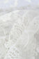 Kimalteleva Kukkakuviotu Kolmiohuivi/-saali, 45 cm x 45 cm x 170 cm, Valkoinen