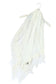Puuvillainen Puolisuunnikkaan Muotoinen Huivi/-saali, 80 cm x 198 cm x 70 cm, Perhospitsikuvioitu, Valkoinen