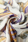 Puuvillahuivi/-saali, 70 cm x 180 cm, Valkoinen Simpukka