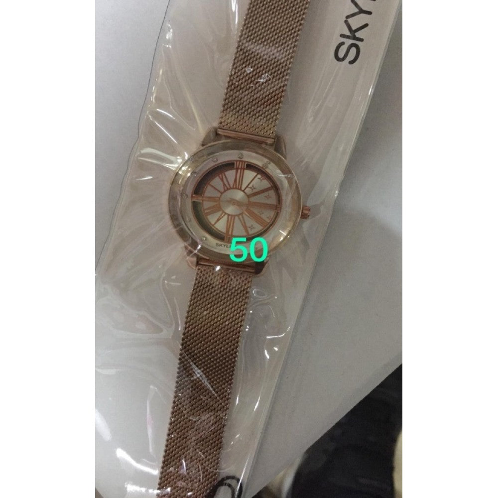 Rose alloy watch