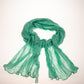 100% Viscose Fashion Scarf, Size: 160 cm x 50 cm, Wash in Machine 30 degrees, Color: TURQUOISE