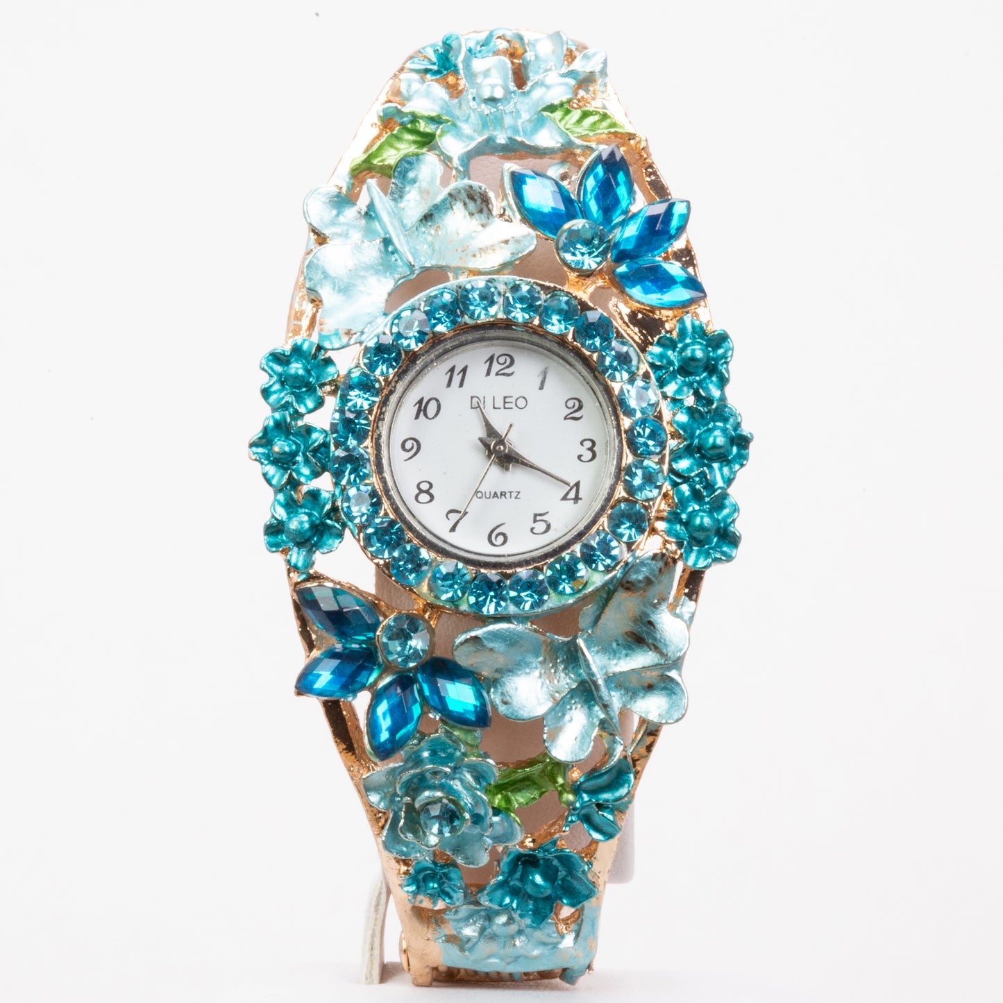 DiLeo Riva Alloy naisten kello, analoginen, sininen