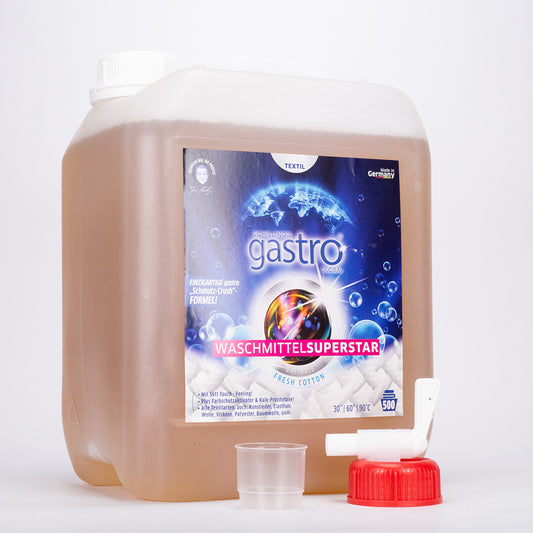 5000 ml Yleiskäyttöinen Nestemäinen Pesuaine - Tuoreen Puuvillan Tuoksu