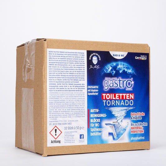 Gastro Toilet Tornado viemärinpuhdistustabletit, 10 kpl