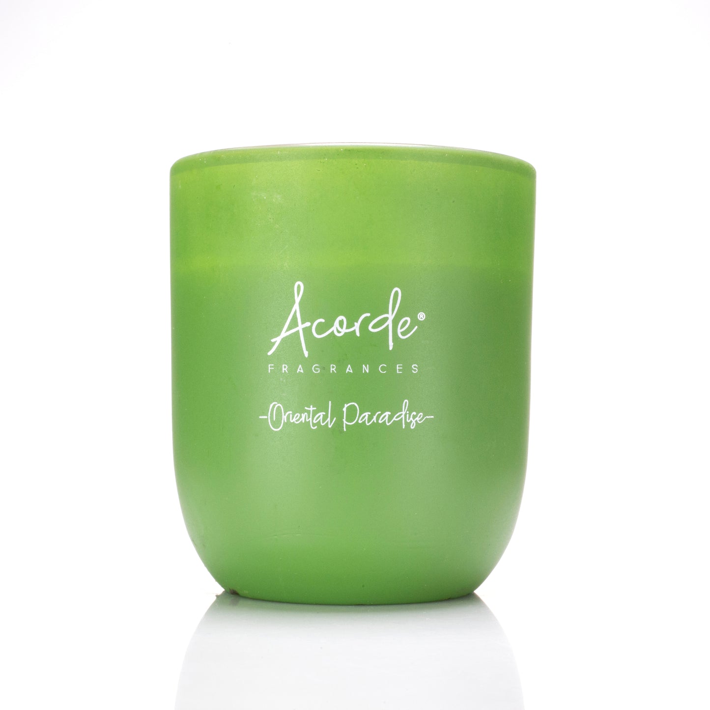 Candle Glass Green (7 x 8 x 7 cm)