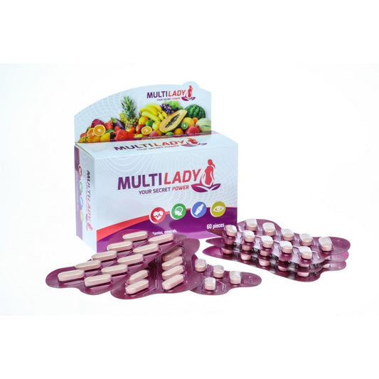 Multilady-monivitamiini, 60 tablettia