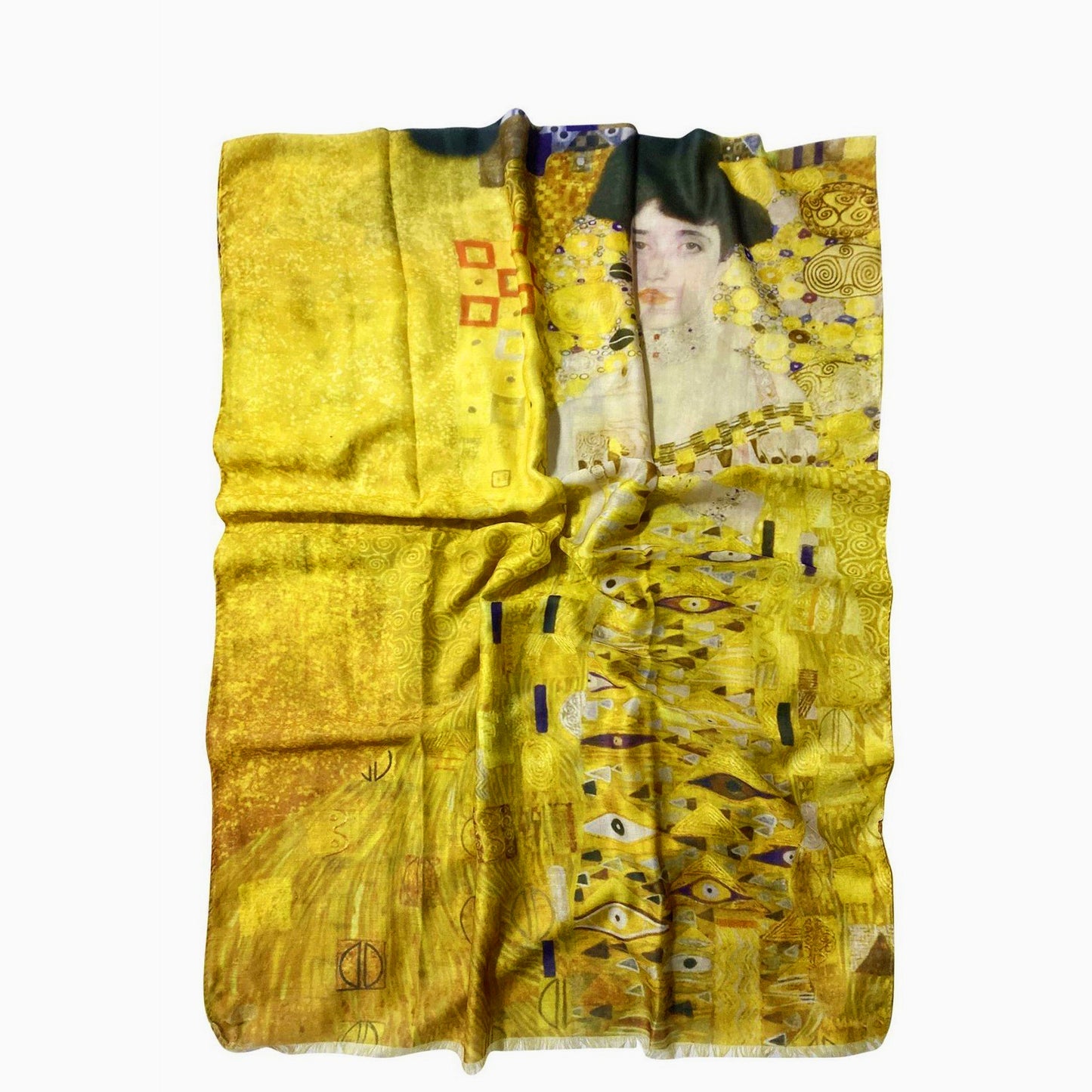 Puuvillahuivi/-saali, 70 cm x 180 cm, Klimt - Portrait of Adele