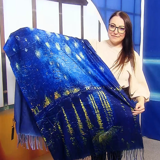 Villahuivi/-saali, 70 cm x 180 cm, Van Gogh - Starry Night Over The Rhone