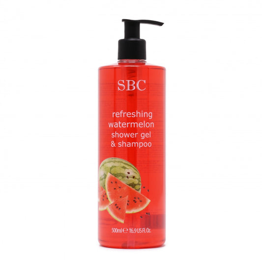 Virkistävä suihkugeeli & shampoo, vesimeloni 500 ml
