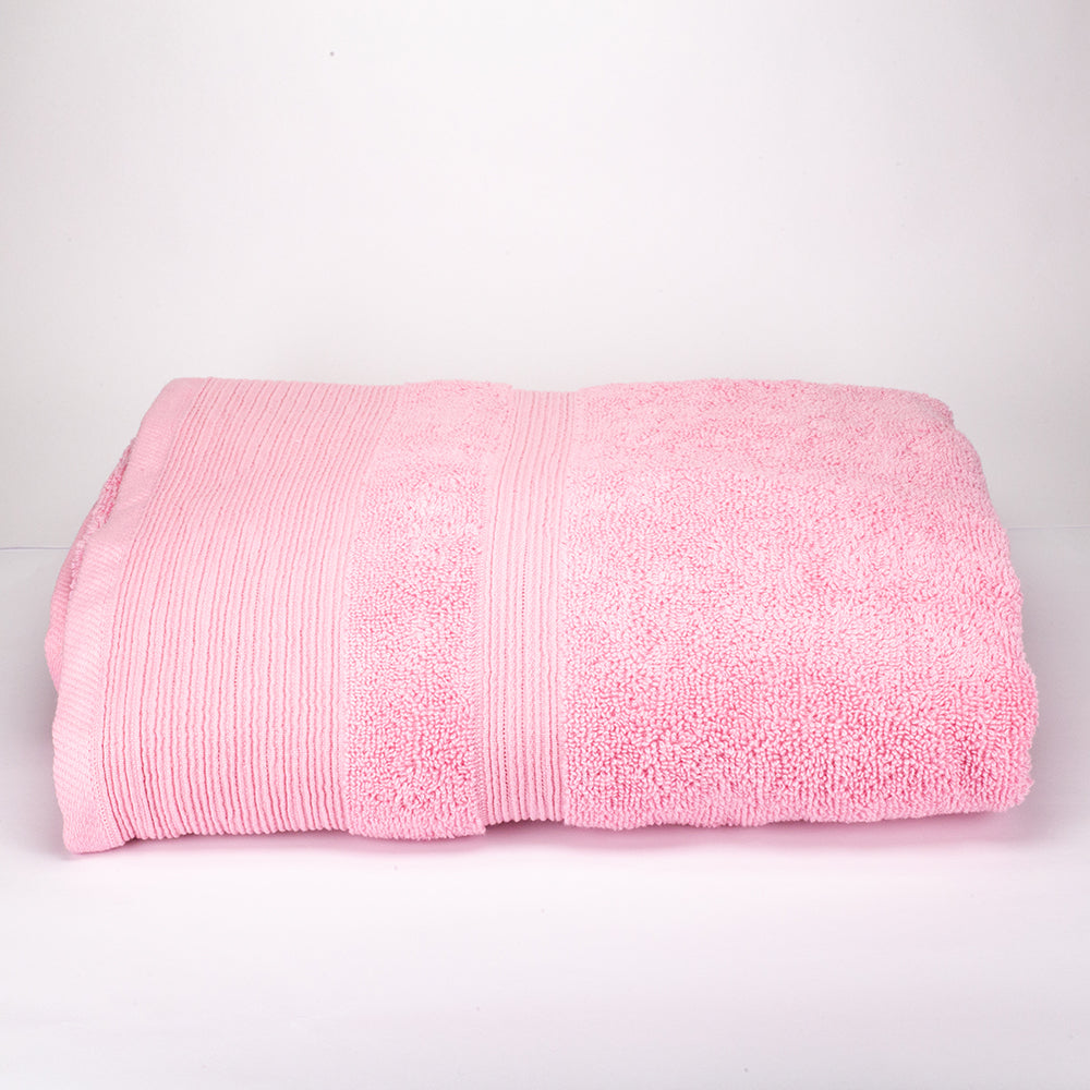 3+3+1 Suuri kylpylakana lahjasetti 100% mikropuuvillapyyhkeitä, 500 GSM, pastellipinkki 7 