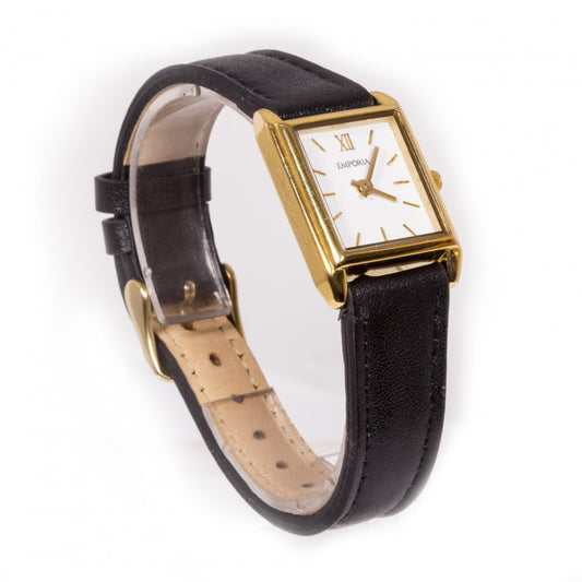 Diana Timeless Watch by Emporia - Stainless Steel frame, Genuine Leather straps