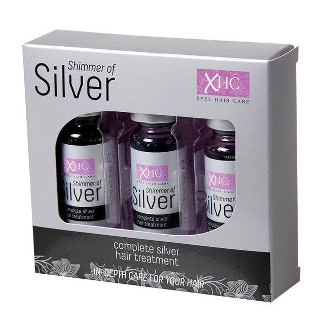 Shimmer of Silver intensive Hair Treatment Shots 3x12ml