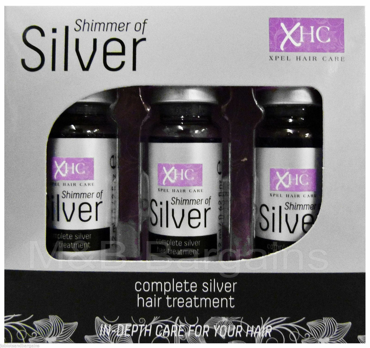 Shimmer of Silver intensive Hair Treatment Shots 3x12ml