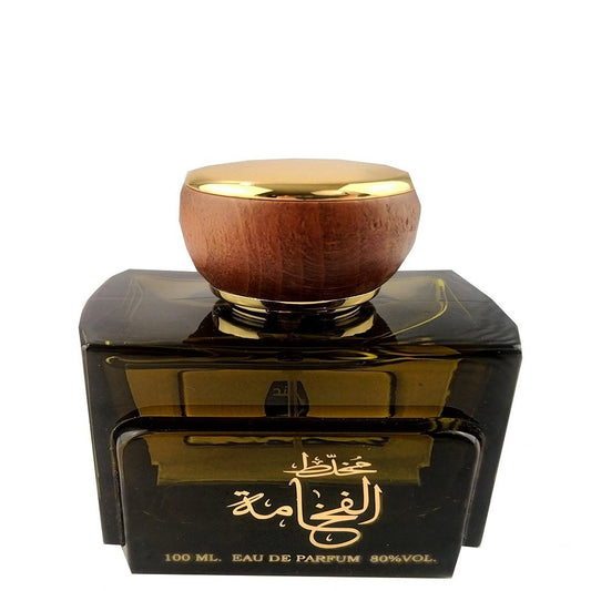 100 ml Eau de Parfum Mukhallat Al Fakhama - Puinen Kukkainen Santelipuu ja Oud Tuoksu Miehille