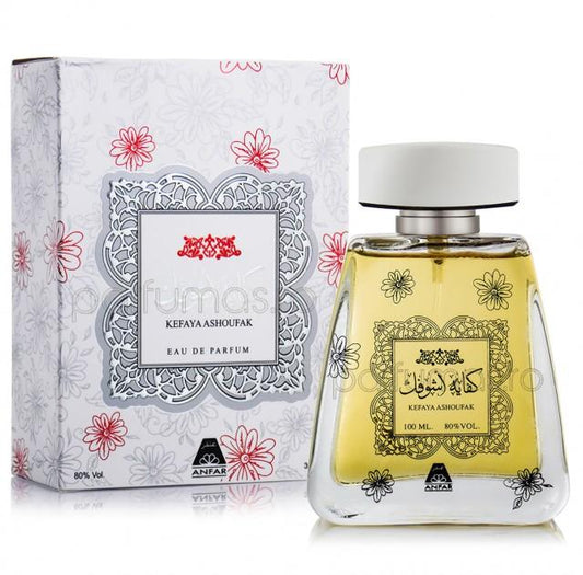 100 ml Eau de Parfum Kefaya Ashoufak Itämainen, Makea ja Kukkainen Tuoksu Naiselle