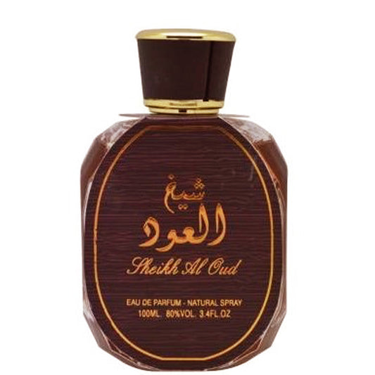 100 ml Eau de Perfume Sheikh Al Oud - Mausteinen ja Puinen Tuoksu Miehille