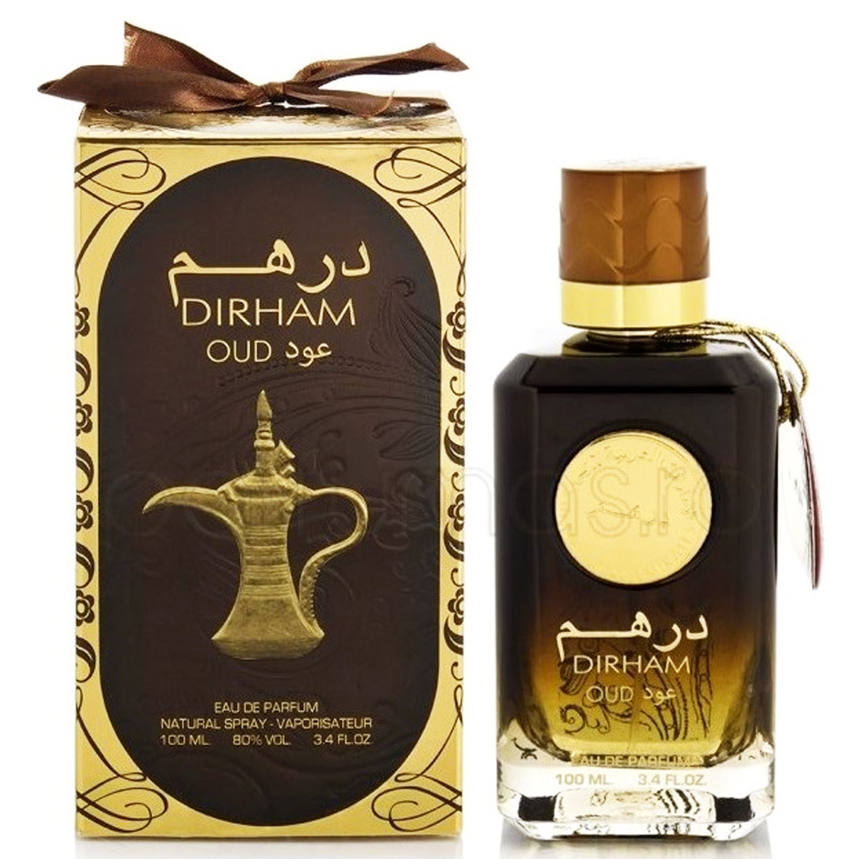 100 ml Eau de Perfume Dirham Oud - Puinen Oud Tuoksu Miehille 1 