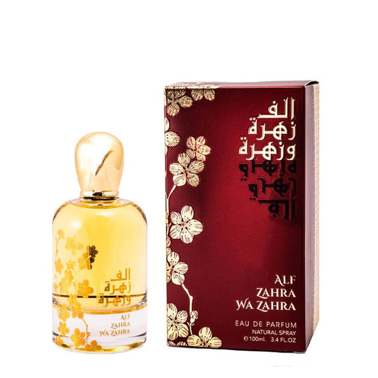 100 ml Eau de Perfume Alf Zahra Wa Zahra - Mausteinen Santeli ja Myski Tuoksu Naisille