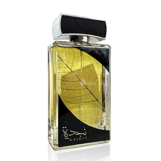 100 ml Eau de Perfume Najdia Silver - Mausteinen Santeli ja Tupakka Tuoksu Miehille