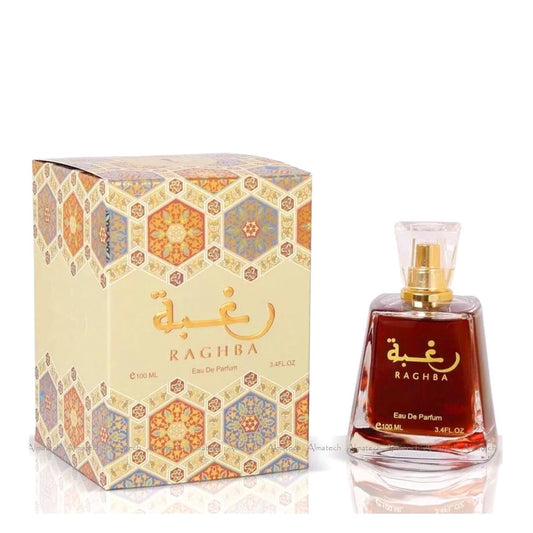 100 ml Eau de Perfume Raghba Women - Vaniljainen ja Savuinen Tuoksu Miehille ja Naisille