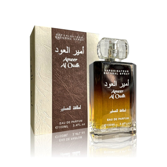 100 ml Eau de Perfume Ameer Al Oud Intense - Puinen ja Makea Oud Tuoksu Miehille