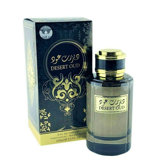 100 ml Eau de Perfume Desert Oud - Meripihkainen ja Kukkainen Myski Tuoksu Miehille