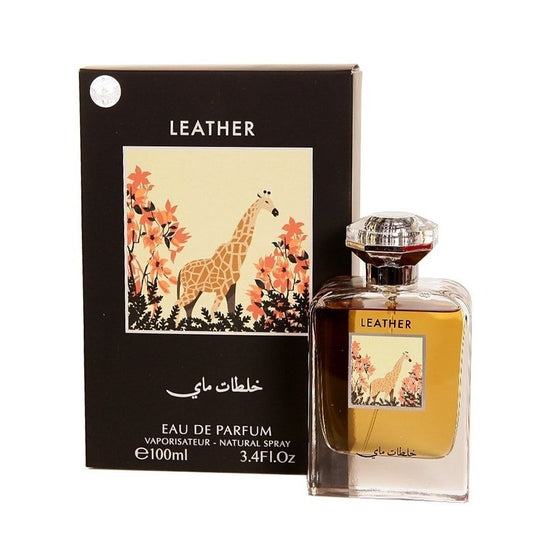 100 ml Eau de Perfume Leather - Mausteinen Santeli ja Myski Tuoksu Miehille