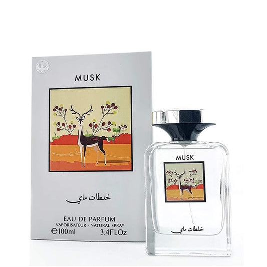 100 ml Eau de Perfume Musk - Mausteinen ja Puinen Tuoksu Miehille ja Naisille