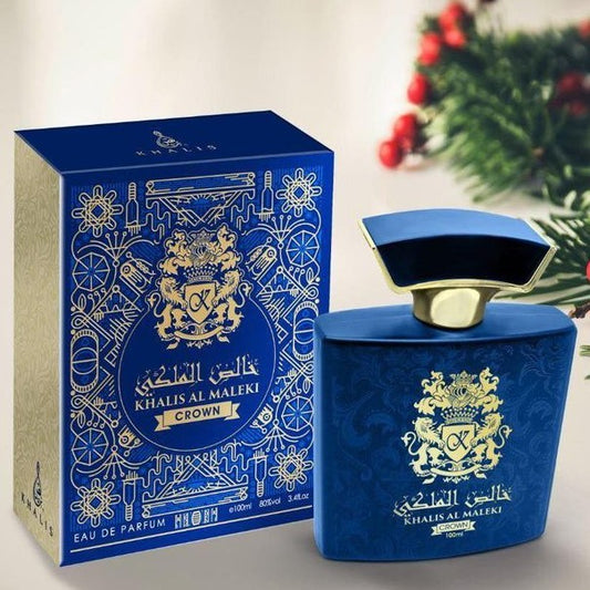 100 ml Hajuvesi Khalis Maleki Crown - Meripihkainen ja Kukkainen Myski Tuoksu Miehille