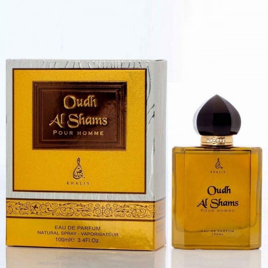 100 ml Hajuvesi Oudh Al Shams - Mausteinen ja Puinen Oud Tuoksu Miehille