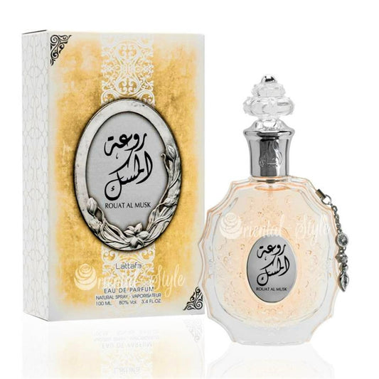 100ml Eau de Parfum Al Rout Al Musk Oriental - Puuterimainen, Hedelmäinen ja Vaniljainen Tuoksu Naisille